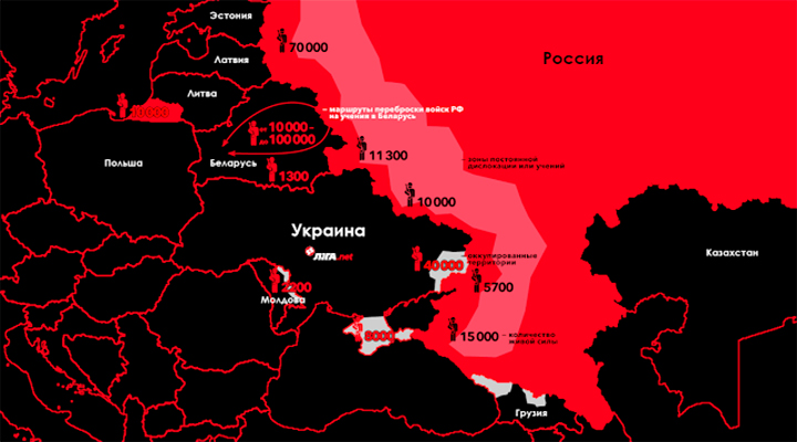 РУССКАЯ УГРОЗА. Кремль готовит армию с глубиной вторжения до 500 км на запад